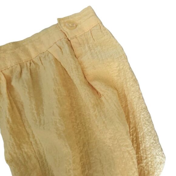 White Stag Yellow Crinkle Button Down Blouse Size XXL - Picture 4 of 5